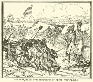 Bonaparte w baterii nieustraszonych autorstwa Henry Justice Ford