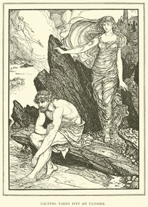 Calypso lituje się nad Ulissesem autorstwa Henry Justice Ford