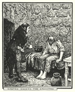 Dantes pożąda rondla (litho) autorstwa Henry Justice Ford