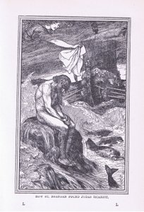 Jak św. Brendan odnalazł Judasza Iskariotę, 1912 autorstwa Henry Justice Ford