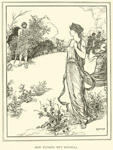 Jak Ulisses spotkał Nausicaa autorstwa Henry Justice Ford