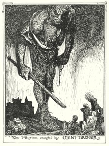 Ilustracja do książki "The Pilgrim