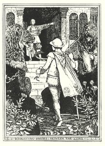 Ilustracja do książki "The Pilgrim