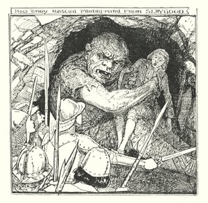 Ilustracja do książki "The Pilgrim