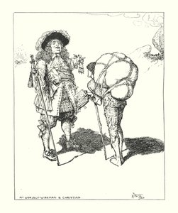 Ilustracja do książki "The Pilgrim