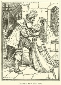 Joanna i Król (rycina) autorstwa Henry Justice Ford