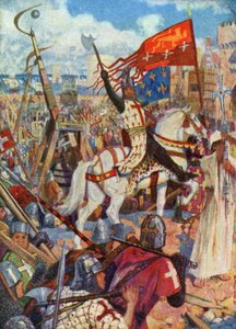 Król Ryszard I w Ziemi Świętej autorstwa Henry Justice Ford