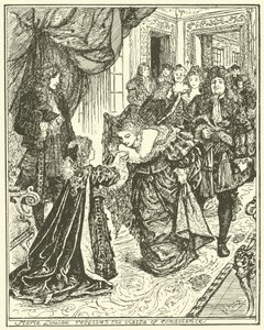 Marie Louise przyjmuje wizytę kondolencyjną autorstwa Henry Justice Ford