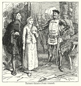 Robert uważa Joan za szaloną (litografia) autorstwa Henry Justice Ford