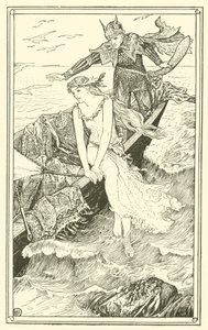 Złota Syrenka (rycina) autorstwa Henry Justice Ford
