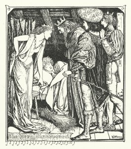 Odkryty bohater (rycina) autorstwa Henry Justice Ford