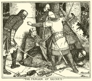 Morderstwo Becketa autorstwa Henry Justice Ford