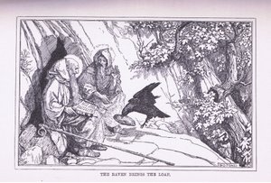 Kruk przynosi bochenek, 1912 autorstwa Henry Justice Ford