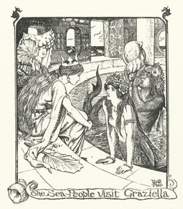 Ludzie z morza odwiedzają Graziellę (grawerunek) autorstwa Henry Justice Ford