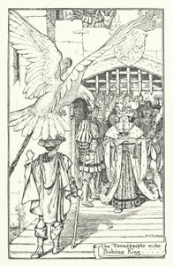Mieszczanie czynią Bobino królem (rycina) autorstwa Henry Justice Ford