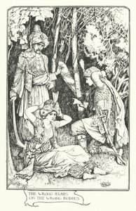 Niewłaściwe głowy na niewłaściwych ciałach (rycina) autorstwa Henry Justice Ford