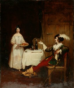 Sir Piercie Shafton i Mysie Harper, ok. 1831 (olej na płótnie)