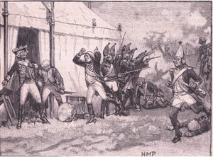 Niespodzianka dla Fryderyka w Hochkirch AD 1758 autorstwa Henry Marriott Paget