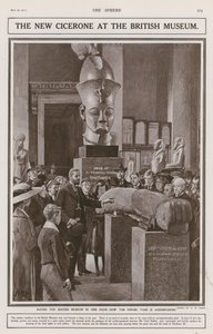 Nowy Cicerone w British Museum autorstwa Henry Marriott Paget