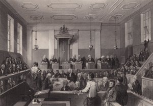 Centralny Sąd Karny, Old Bailey, Londyn (grawerowanie)