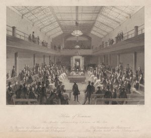 Izba Gmin / Marszałek upomina osobę w palecie autorstwa Henry Melville