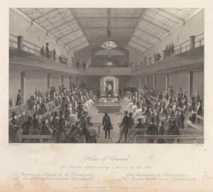 Izba Gmin / Marszałek upomina osobę w palecie autorstwa Henry Melville