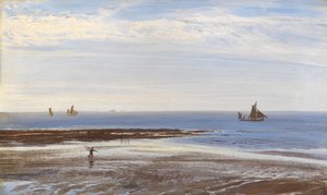 W pobliżu Margate - Wieczór, 1870 autorstwa Henry Moore