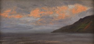 Zachód słońca na wybrzeżu autorstwa Henry Moore
