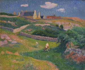 Krajobraz bretoński autorstwa Henry Moret