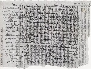Fragment pamiętnika Stanleya, ilustracja ze „Świata w rękach”, wydanego w 1878 r. autorstwa Henry Morton Stanley