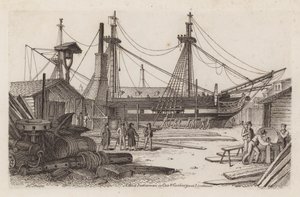 Człowiek z Indii Zachodnich w Cox and Curlins Yard, Limehouse