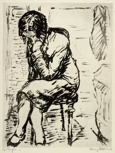 Portret siostry artysty Elli Wahlgreen Nielsen