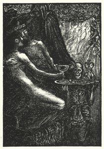 Wiersz Matthew Arnolda: Mycerinus (rycina) autorstwa Henry Ospovat