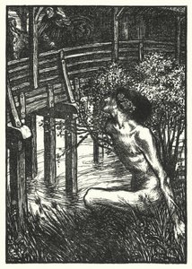 Wiersz Matthew Arnolda: Neckan (rycina) autorstwa Henry Ospovat