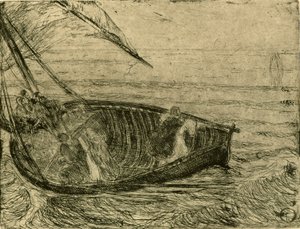 Chrystus chodzący po wodzie autorstwa Henry Ossawa Tanner
