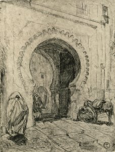 Brama w Tangerze autorstwa Henry Ossawa Tanner