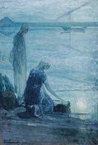 Mojżesz w zaroślach autorstwa Henry Ossawa Tanner