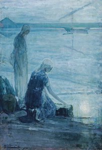 Mojżesz w gorączce, 1921. autorstwa Henry Ossawa Tanner
