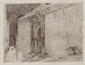 Meczet, Tanger autorstwa Henry Ossawa Tanner