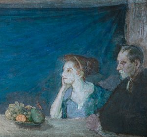 Portret państwa Atherton Curtis z martwą naturą autorstwa Henry Ossawa Tanner