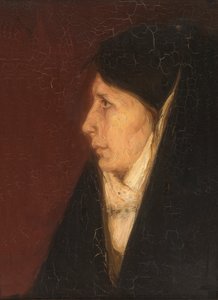 Profil głowy kobiety, b.d.