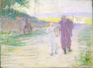 Nauka do lotu do Egiptu autorstwa Henry Ossawa Tanner