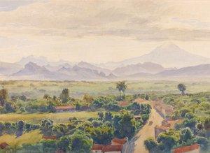 Widok Cuernavaca, koniec XIX i początek XX wieku. autorstwa Henry Otto Wix