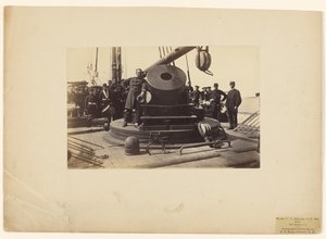 Moździerz [na] amerykańskim szkunerze C.P. Williams, Port Royal, S.C. autorstwa Henry P. Moore