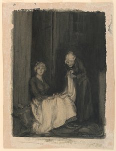 Biały mój len, czerwony mój pierścionek, złoto serce mojej narzeczonej autorstwa Henry Patrick Raleigh