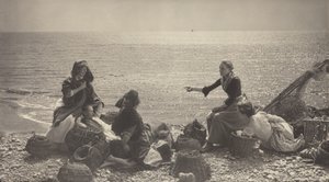 Plotki na plaży autorstwa Henry Peach Robinson