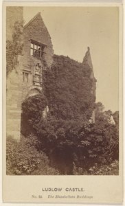 Zamek Ludlow. Budynki elżbietańskie. autorstwa Henry Peach Robinson