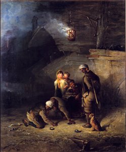 Pitmen grający w Quoits