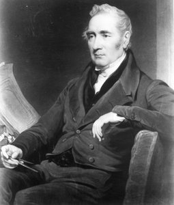 George Stephenson, grawerowane przez Charlesa Turnera, 1838 (mezzotinta)