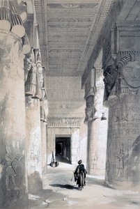 Świątynia Dendera, Egipt, XIX wiek.